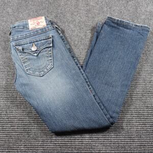 True Religion Billy Straight/Bootcut Flap Pocket Jeans Women’s W26 L27 USA